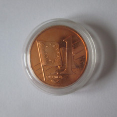 Cehia/Republica Cehă 1 Euro Cent 2003 moneda specimen proba/test