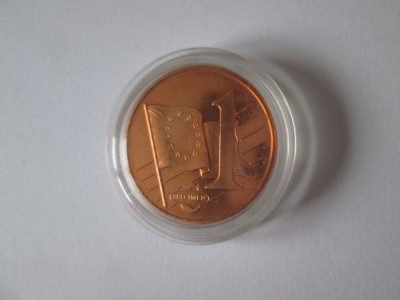 Cehia/Republica Cehă 1 Euro Cent 2003 moneda specimen proba/test foto