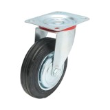 Roata pivotanta industriala 150x38 mm din cauciuc plin, 120 kg