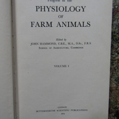 PROGRESS IN THE PHYSIOLOGY OF FARM ANIMALS-John Hammond