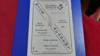 program Wick Academy - Deveronvale foto