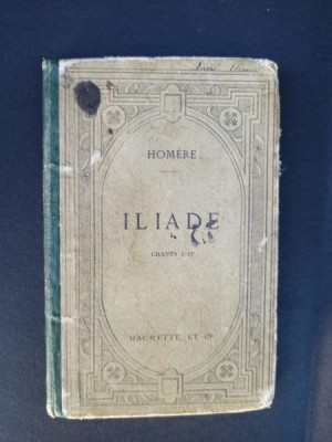 Homere Iliade: Chants I-IV foto