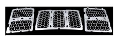 Grila radiator Jeep Grand Cherokee (Wl), 04.2013-, crom, 68143075AB, 34T105-4 Model SUMMIT