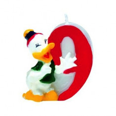 Lumanare tort cifra 9 Donald Duck Disney