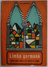 LIMBA GERMANA - MANUAL PENTRU CLASA a - X - a (ANUL II DE STUDIU) de LIVIA STEFANESCU , 1972 foto