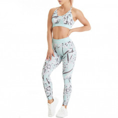 Jambiere GymHero Leggins MINT-MEADOW albastru