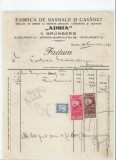 Romania, Fabrica de basmale si casanci &quot;Adria&quot;, Factura, Bucuresti, 1931