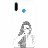 Husa silicon pentru Huawei P30 Lite, Dont Look