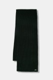 Lacoste eșarfă de l&acirc;nă culoarea gri, uni, RE0058