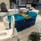 Cada Freestanding, Ovala, Sky Blue, Rasina, 170x78x56cm ModernLight Concept
