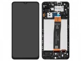 Display LCD cu Rama Negru Samsung Galaxy A12 A125 Ecran Reparatie