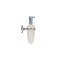 Dozator sapun lichid, din sticla, COD218, alb sidefat, 200 ml