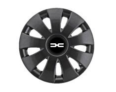 Set 4 Capace Roti Autohelix MSA&reg; potrivite jantelor de 16 inch, pentru Dacia Nou model Aura Black