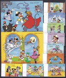 Antigua si Barbuda 1993 Disney Craciun MI 1895-1903 + 2 bl.278,279 MNH, Nestampilat