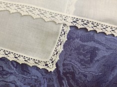 Batiste de colecție albe, set 2 buc