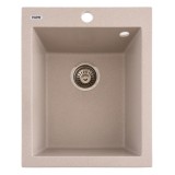 FCB-4149BA/1, Chiuveta de bucatarie din granit cu o cuva, seria BOARD, Avena, 410x495x190 mm, FLOW