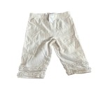 Pantaloni culoarea alb , marimea 12 luni