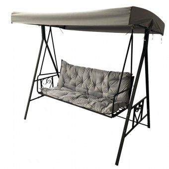 Leagan cu 3 locuri Vivatechnix VMD-1038, dimensiuni 120x187x206cm, maxim 300Kg foto