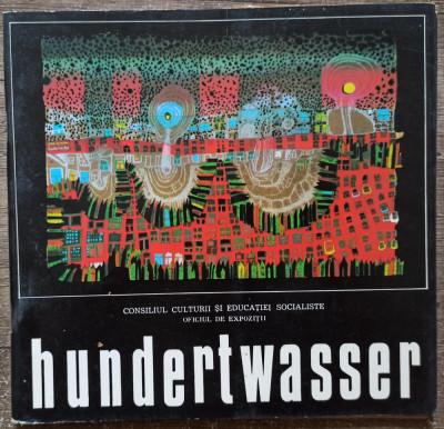 Programul expozitiei Hundertwasser 1982 foto
