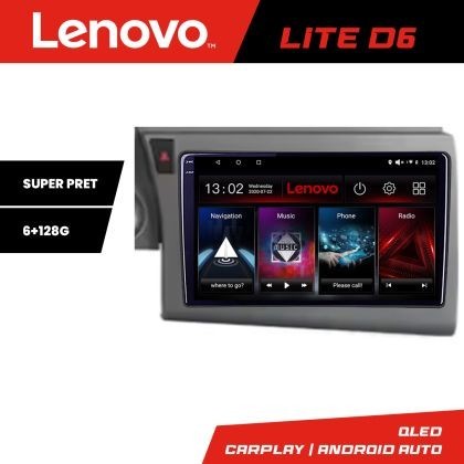 Navigatie Audi A6 C6 2004-2010 Lenovo QLED Octa core 6+128 DSP Wifi 5Ghz Android radio gps internet kit-a6-c6+LITE-9-6+128 CarStore Technology