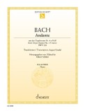 Andante from Organ Sonata No. 4 E Minor Bwv 528 for Piano