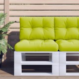 Cumpara ieftin Pernă de paleți, verde aprins, 60x40x12 cm, material textil