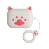 Husa Casti Kwmobile pentru Apple Airpods Pro 2, Alb/Roz, Silicon, KWM000017PQ003C