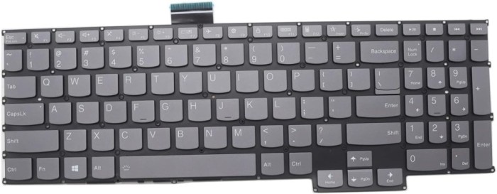 Tastatura Laptop, Lenovo, Legion 5 15ARH7 Type 82RE, iluminata, gri, layout US