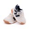 Adidasi ivoire cu insertii bleumarine - MyBaby (Marime Disponibila: 9-12 luni