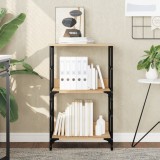 vidaXL Bibliotecă, stejar sonoma, 50x33x82 cm, lemn prelucrat
