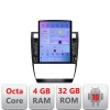 Navigatie Audi A6 G-102 ecran tip TESLA 9.7&quot; cu Android Radio Bluetooth Internet GPS WIFI 4+32GB DSP 4G Octa Core CarStore Technology