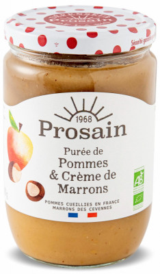 Piure de mere si crema de castane BIO Prosain foto