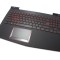Tastatura Lenovo Neagra 5CB0N00205 cu Palmrest negru iluminata backlit, 5CB0N00298 cu Palmrest negru iluminata