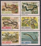 Mozambic 1982 - Șerpi, fauna, reptile, serie neuzata
