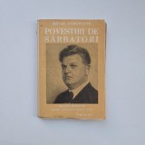 Mihail Sadoveanu, Povestiri de Sarbatori, Bucuresti, ed. Alcalay, 1915