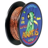 Fir Textil Cu Camasa Kryston Super Mantis Coated Braid, Grawel Brown, 20m, 25lbs