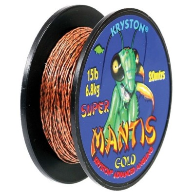 Fir Textil Cu Camasa Kryston Super Mantis Coated Braid, Grawel Brown, 20m, 25lbs foto
