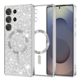 Techsuit - Luxury Glitter MagSafe - Samsung Galaxy S25 Ultra - Silver