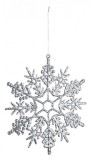 Cumpara ieftin Ornament argintiu brad Fulg 30 cm