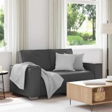 Canapea Loveseat vidaXL Gri 120 cm Piele Sintetică