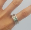 Superb inel vintage din argint model deosebit, 57 - 67