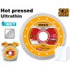 Disc diamantat continuu ultra subtire 125 x0,8 mm industrial, pentru taierea pietrei, betonului si ceramicii - Ingco DMD081251HT