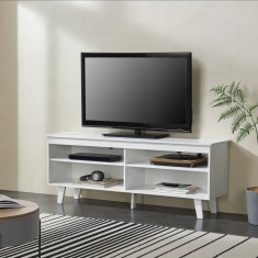 Comoda TV Stenlose alb [en.casa] HausGarden Leisure foto