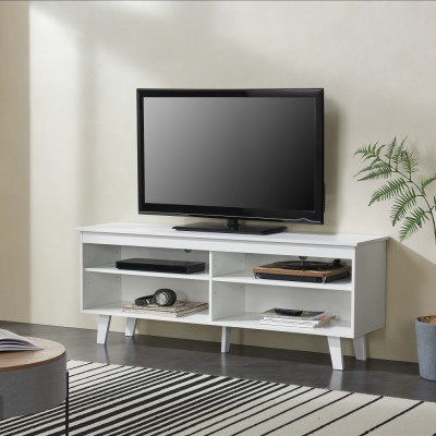 Comoda TV Stenlose alb [en.casa] HausGarden Leisure foto