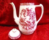CEAINIC CAFETIERA PORTELAN TUPPACK TIEFENFURT MODEL CHINA ROT 25 CM