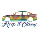 Cumpara ieftin Sticker BMW E45 Keep It Classy
