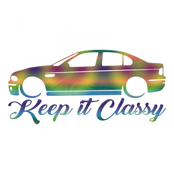 Sticker BMW E45 Keep It Classy , Autocolant Elegant BMW
