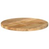 VidaXL Blat de masă rotund, &Oslash; 40x2,5 cm, lemn masiv de mango brut 370058