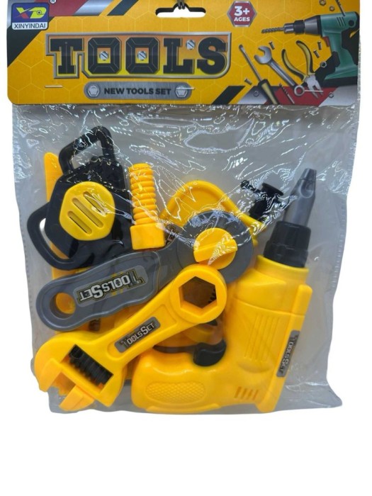 Set de unelte si chei de jucarie pentru mesterit