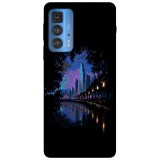 Husa compatibila cu Motorola G51 model Pixel City, Silicon, TPU, Viceversa, Transparent, Carcasa